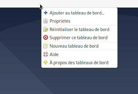ajouter au tableau de bord