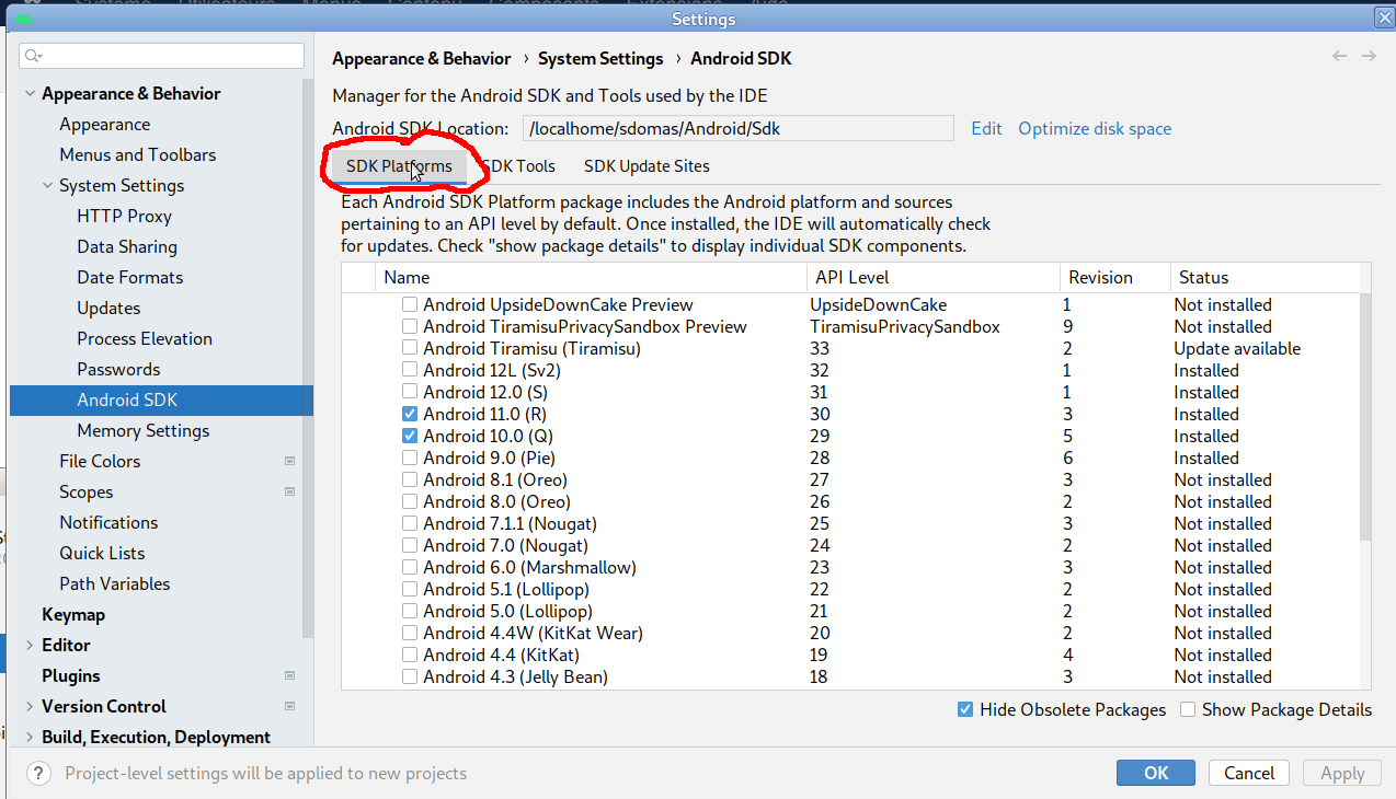 install androidsdk 002