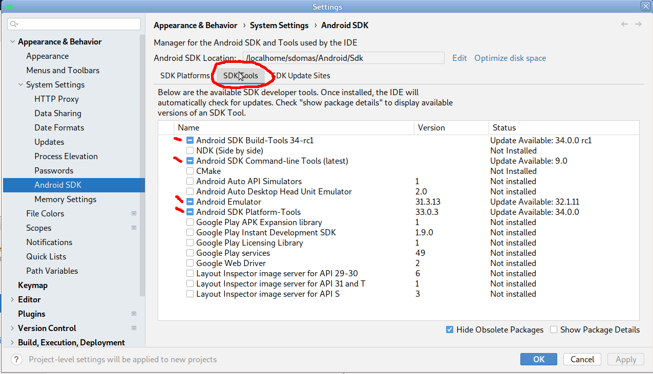 install androidsdk 003